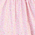 Girls Pink Daisy Cotton Print Shoulder Tie Dress, Sizes 2-14